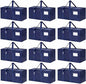 Simpli-Magic Heavy Duty Moving Bags, 12 Pack, Extra Large Reusable Storage & Relocation Bags with Carry Handles & Zipper