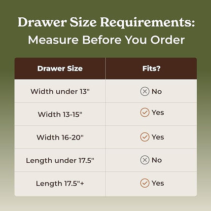 SMIRLY Silverware Drawer Organizer – Bamboo Kitchen Drawer Organizer, Adjustable Utensil Holder and Cutlery Tray, Drawer Dividers for Flatware and Kitchen Utensils | Adjustable