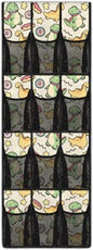 Dinosaur Behind Door Organizer 12 Pockets Over The Door Shoe Organizer for Closet Space Saving Wall Hanging Storage for Kids Room