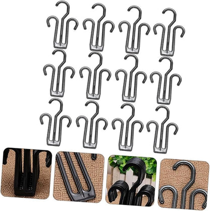 OUNONA 20pcs Multifunctional Cotton Slipper Drying Rack Space-Saving Hanger for Shoes Organizer Lightweight and Sturdy Easy to Install and Use for Home and Retail Display
