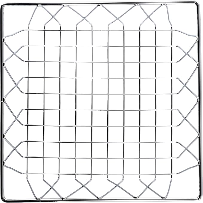 G.E.T. Square Heavy-Duty Iron Wire Utility Storage Basket for Pantry, Storage and More, 12" x 12" x 4"