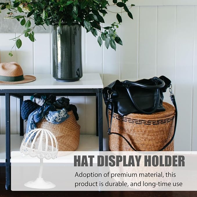 IMIKEYA 2pcs Hat Rack Baby Bonnet Holder Hat Holder Baby Bonnet Rack Display Stands Showing Stand s for Kids Has Polyethylene (pe) White Organizer Child Storage