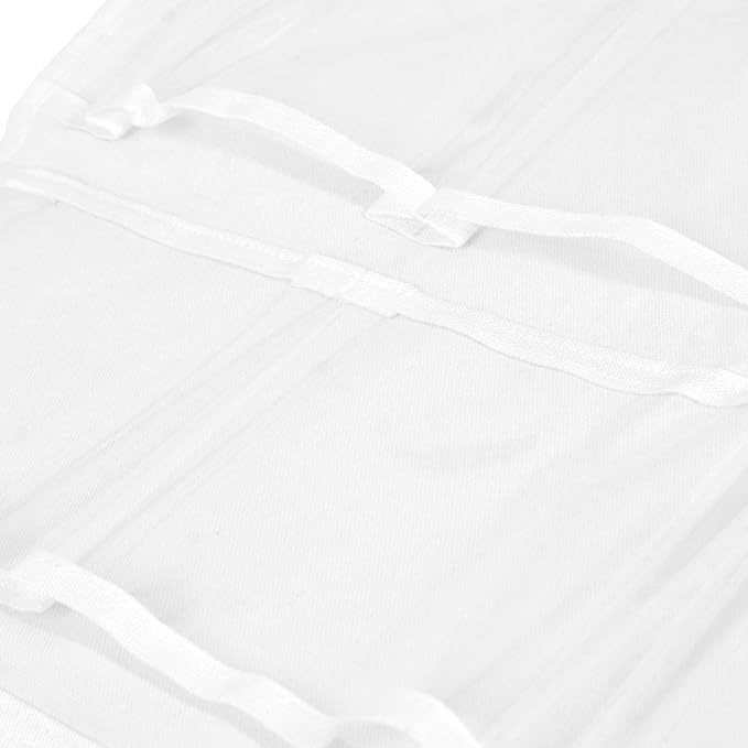 Premium Over Door Shoe Organizer, White, 20 Pockets, Heavy Duty Hanging Storage Rack with Metal Hooks for Closet, Bathroom, Dorm, Space Saving Solution for Shoes, Accessories, Toys