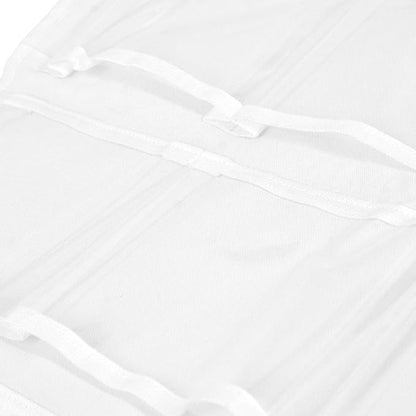 Premium Over Door Shoe Organizer, White, 20 Pockets, Heavy Duty Hanging Storage Rack with Metal Hooks for Closet, Bathroom, Dorm, Space Saving Solution for Shoes, Accessories, Toys
