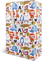 Odonata Slim Laundry Hamper Handles Collapsible Laundry Basket Thin Dirty Clothes Basket Narrow Laundry Bag Foldable Dirty Hamper 48L (Animal)