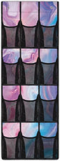 Marble Print Over the Door Organizer with 12 Mesh Pockets Back of Door Shoe Organizer Hanging Shoe Rack for Closet Storage Bag for Dorm Rooms Bedroom Bathroom Space Saving