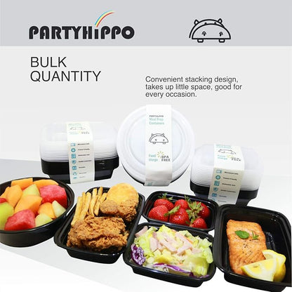 Small Meal Prep Containers Single Lids, 12 OZ [25-Pack] Food Storage Bento BPA Free | Stackable | Reusable Lunch Boxes, Microwave/Dishwasher, Freezer Safe,Portion Control (12 OZ 25 pack)