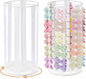 Dahey Bow Holder for Girls Hair Bows, Modern Hair Bow Organizer 360° Rotation Hair Accessories Organizer Storage Stand Display for Girls, White