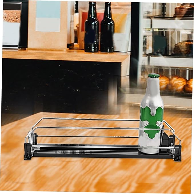 Automatic Pusher Drinks Organizer for Fridge Smooth-finish Soda Can Dispenser Easy-install Beverage Storage for Bottled and Canned Drinks and Practical Design
