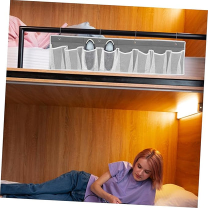 MAGICLULU Bedside Shoe Bag Hanging Closet Organizer Breathable Mesh Storage Organizer