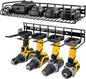 UNITEDPOWER Wall Mounted Power Tool Organizer Holder, Heavy Duty Utility Storage Rack for Battery Powered Hand Tools, Cordless Drill Rack, Workshop, Shed, Garage, Home