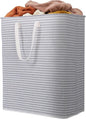 Lifewit 1 Pack Laundry Basket 125L Each, Collapsible Clothes Hamper with Reinforced Handles, Freestanding Waterproof Design for Bedroom and Laundry Room, Grey 125L Total