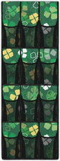 12-Section Over The Door Storage Bag, Oxford Material, Waterproof Scratch-Resistant and for Organizing Bathroom Kitchen Bedroom Essentials, Lucky Four Leaves