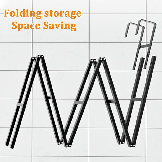 Foldable Over The Door Pantry Organizer,Duty Metal Pantry Door Organizer,Door Organizer And Storage For Kitchen Pantry Door Cabinet,5/6-tier Pantry Organizers And Storage For Kitchen,Home,laundry