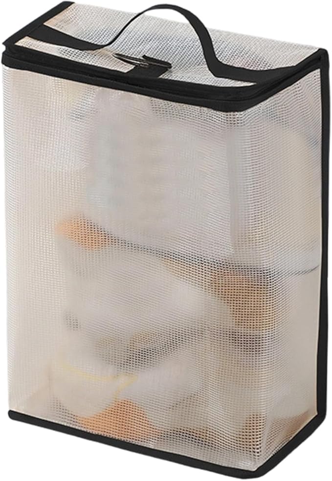 PVC Shoe Organizers for Travel with Meshes Design to Odors Ideal for Suitcases Backpacks and Home Closet Storage Hanging Shoe Organizers