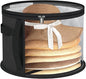 Clear Organizers Hat Box, Cowboy Baseball Cap Storages Box, Hat Organizer Storage Display Case, Wide Brim Hats Boxes for Women Storage, Room Organization (Black)