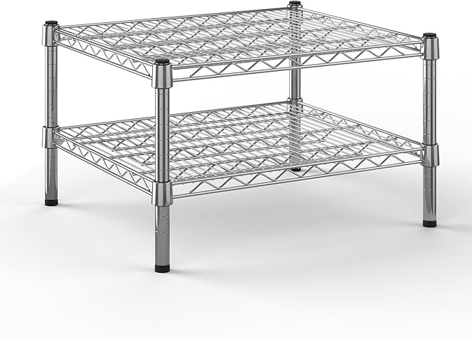 21" Deep x 24" Wide x 14" Height Wire Shelving Kit | 2-Tier | NSF Commercial Storage Rack Unit