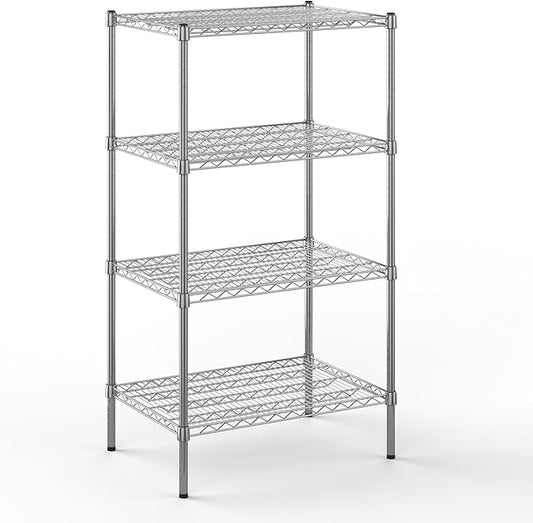 21" Deep x 30" Wide x 54" Height Wire Shelving Kit | 4-Tier | NSF Commercial Storage Rack Unit