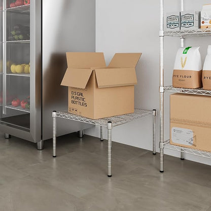 24" Deep x 24" Wide x 14" Height Wire Shelving Kit | 1-Tier | NSF Commercial Storage Rack Unit