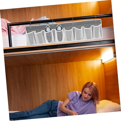 Alipis Door Shoe Organizers Bedside Storage Bag Mesh Hanging Storage for Shoes
