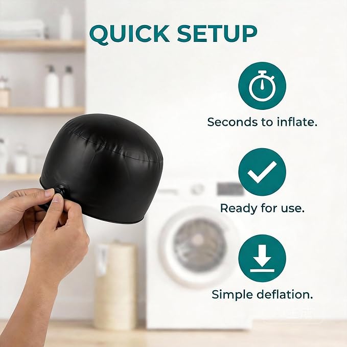 Alipis Inflatable Hat Shaper: Inflatable Hat Stand Cap Insert - Support Holder for Storage Display Wigs Helmet Baseball Caps Home Shop