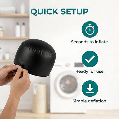Alipis Inflatable Hat Shaper: Inflatable Hat Stand Cap Insert - Support Holder for Storage Display Wigs Helmet Baseball Caps Home Shop