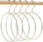 STOBAZA 5-Pack Scarf Organizer Hangers for Closet – Metal Non-Slip Scarf Holder, Space-Saving Belt & Tie Hanger for Neckties, Shawls Scarves, Veils, Pashminas Display, Tank Tops, Accessories