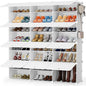 HOMIDEC Shoe Storage Cabinet, 48 Pairs Shoe Rack 3 by 8 Tier Space Saving Shoe Organizer for Closet Hallway Living Room Bedroom Garage