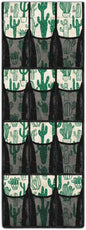 Cactus Hanging Storage Bags,Shoe Organizer Door Hanger,Space Saver Hanging Shoe Storage Hanging Bag,Unique Print