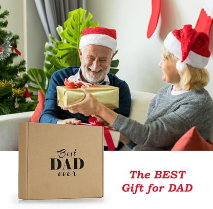 Birthday Gifts Ideas for Dad from Daughter Son,Wooden Hat Holder Display Stand,Hat Rack for Baseball Caps,Best Dad Ever Home Office Organizer Decoration Gifts for Christmas Retirement Fathers Day