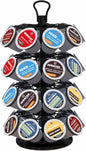 BLACKSMITH FAMILY K Cup Holders,K Cup Holder, K Cups Holder,K Cup Carousel, Coffee Pods Holder Storage Organizer Stand,Only Simple Assembly Required,Black