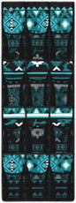 Over Door Organizer with 12 Mesh Pockets, Space Saving Large Capacity Hanging Storage Organizer Sundries Toys, Shoes,Aztec