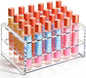 Acrylic Rollerball Perfume Organizer, 24 Holes mini fragrances Holder, Travel Perfume Vial and Tall Scented Oil Storage Display Rack