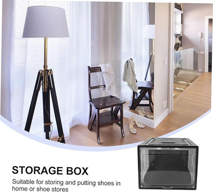 Practical Shoe Storage Box Sneaker Boxes Stackable Organizers for Shoes Home Cabinet