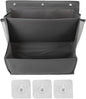 Efficiently Use Vertical Space with Door Mounted Design Hanging Shoes Design, Oxford Fabric Double Tier Shoe Organizer for Spaces (Gray)
