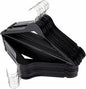 Solid Wooden Hangers 20 Pack, Wood Suit Hangers with Extra Smooth Finish, Precisely Cut Notches and Chrome Swivel Hook, Wooden Clothes Hangers for Shirt Coat Jacket Dress, Black