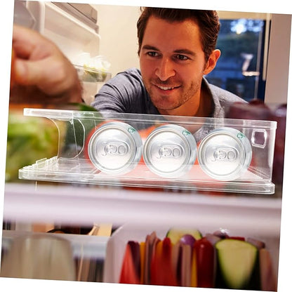 Cabilock Beverage Dispenser Stand Fridge Can Organizer Capacity Soda Can Holder for Kitchen Office