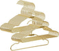 VWV Gold Aluminum Hangers, 20 Pack Baby Hanger，12.6 Inch Children Baby Hangers, Sturdy Metal Children Clothes Hangers for Wardrobe, Space-Saving Toddler Hanger