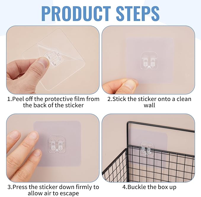 3 Pack Self Adhesive Cabinet Door Organizer - Metal Inside Cabinet Lid Storage Holder Wall Mounted Pantry Door Caddy for Kitchen Bathroom Pantry Under Sink