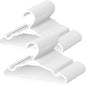 60 Pack Baby Plastic Hangers,12.83" Ultra-Thin,Non-Slip Hangers for Children. Ideal for Closets and Nurseries.Designed for Newborns and Children's Clothing,Including Trousers,Coat,Dresses.(White)