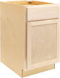 Quicklock RTA (Ready-to-Assemble) | Base Kitchen Cabinets - Shaker Style | Made in America (Raw Maple, 21" Wx34.5 Hx24 D Base)
