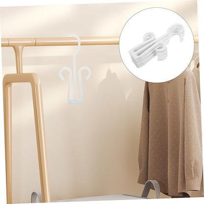 Zerodeko 12pcs Slipper Display Hooks Plastic Shoe Rack Hanging Organizer for Efficient Drying Aesthetic Footwear Showcase for Home Shop Supermarket and Mall Use