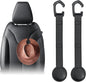 Cowboy Hat Holder for Truck, 2 Pack Black Leather Magnetic Hat Clip - Universal Hat Rack Organizer for Car Pickup Seat Headrest, Travel Hat Hanger Accessory