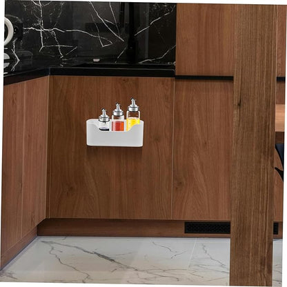 Hemobllo 2pcs Wall Mount Kitchen Shelves Organizer over Pantry Door Cabinet Door Storage Bathroom Space-saving Elegant Wall Organizer