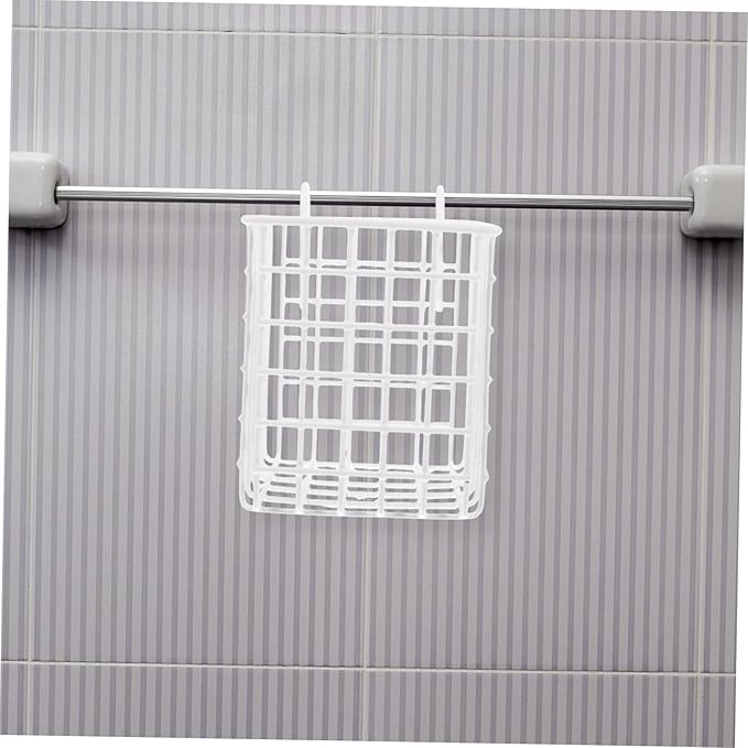 Mikinona Over Cabinet Door Organizer Iron Wire Hanging Storage Basket for Kitchen Utensils Versatile Rack Space Saving Design for Organizing Toiletries and More