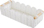 Toilet Paper Storage Basket Bathroom Counter Organizer Wicker Baskets for Organizing Cute Basket for Bedroom Nursery Room Kitchen Bathroom Decor-White