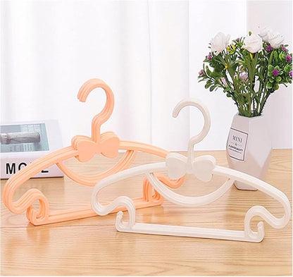 YYaaloa Kids & Baby Plastic Hangers - Very Durable, Toddler & Infant Hangers (Beige, 30pcs)