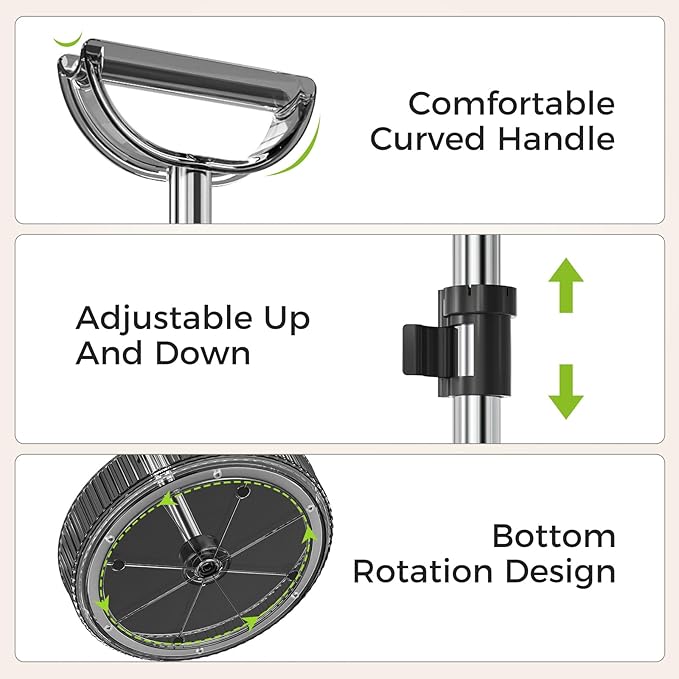 2-Tier Lazy Susan 360° Rotating Turntable Organizer Rack with Handles Height Adjustable, Spice Rack Holder Organizer for Cabinet, Pantry Organizers Bathroom Countertop Storage (Dark Gray)