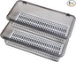 Silverware Organizer with Lid and Drainer - Plastic Kitchen Drawer Organizer for Forks Spoons Knives, Stackable Utensil Storage Container, Space-Saving Cutlery Tray (10.6 x 4.7 x 2.8 inch) (2)