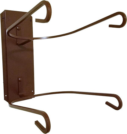 American Made 2 Hat Cowboy Hat Rack – Classic Wall Mounted Hat Holder Chisholm Trail Tan Steel